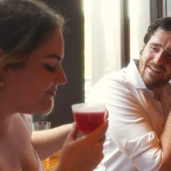 Romantic photography of could looking at eachother